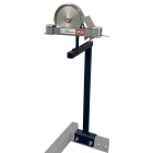 Cable Equipements - Option métreuse M35, roue aluminium strié, pour SPIRO-H sur pied - Pour diamètre