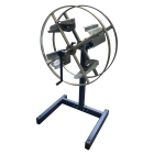 Cable Equipements - SPIRO-V-GRR: bobineuse-couronneuse manuelle VERTICALE gavette réglable rapide -