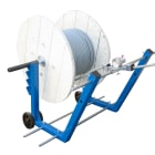Cable Equipements - Chariot-dérouleur ST1, pour touret poids maxi 300 kg, diamètre 400 à 1050 mm,