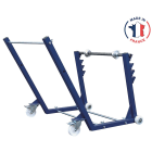 Cable Equipements - Chariot-dérouleur ST2, pour touret poids maxi 450 kg, diamètre 900 à 1400 mm,