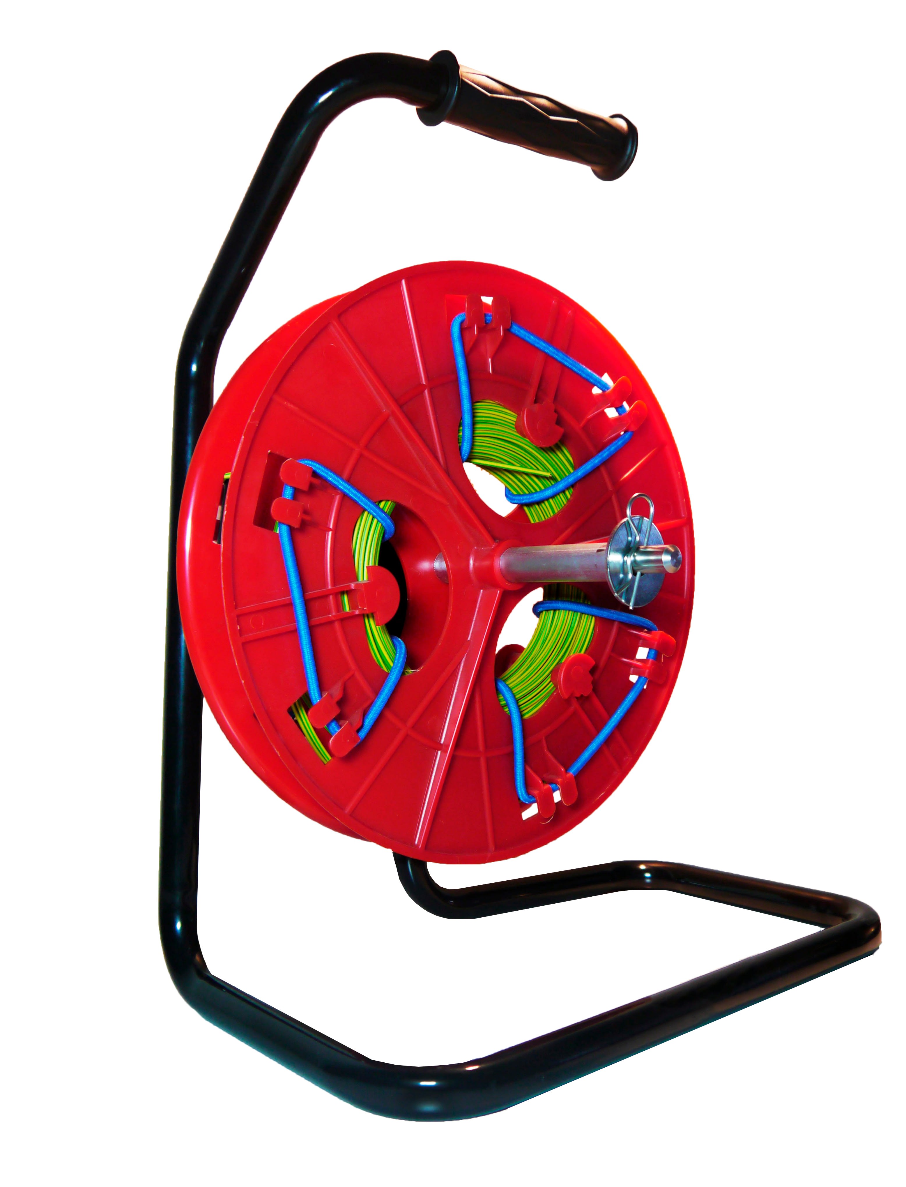 Cable Equipements - UNIQUAD 300 : dévidoir portatif pour couronne de fils, livré avec 1 bobine