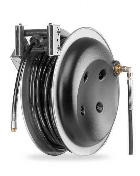 Cable Equipements - Enrouleur rappel auto. YS6 - 10m TUYAU PVC noir Ø int. 25mm (1") -Maxi 10 bars