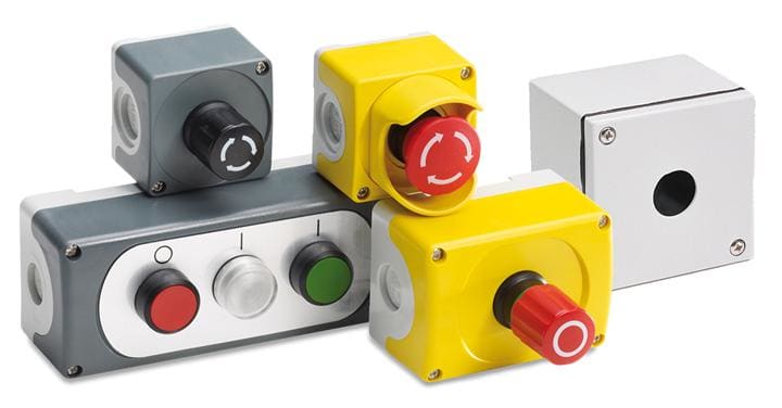 ABB - Mep4-0 Boite à Boutons Plastique Vi de 4 Perçages