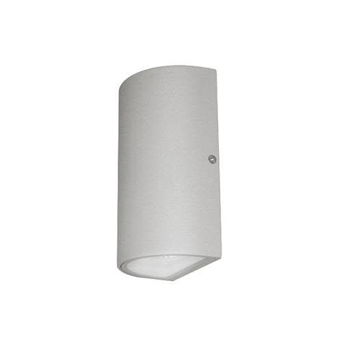 Indigo Lighting - LUXI 160 2x6W 2x450Lm 3000K 80° IP54 GRIS ARGENT