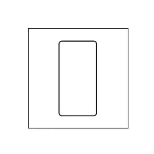 Lutron - facade pour 1 telecommande pico plastique blanc