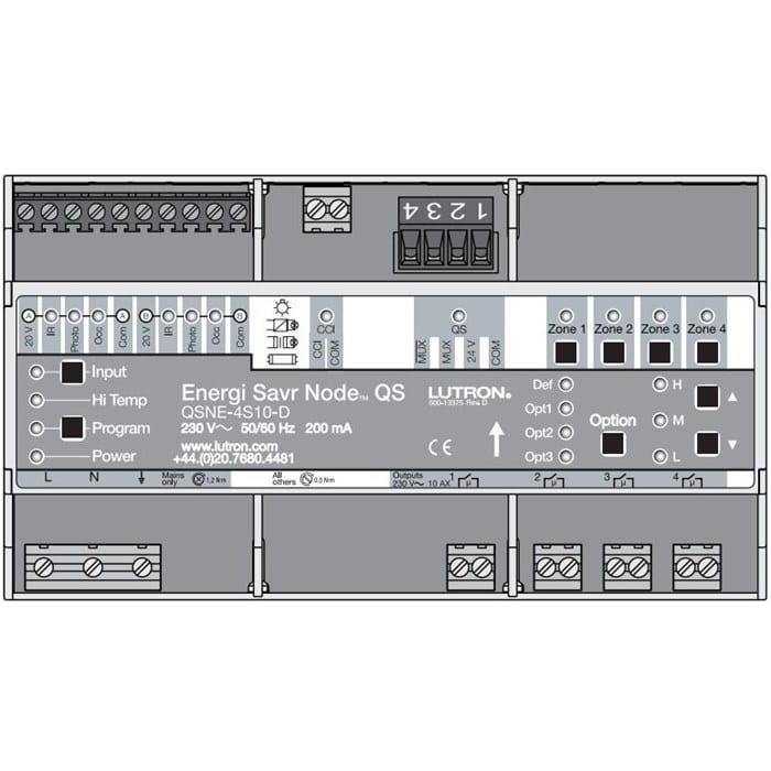Lutron - CONTROLEUR ESN DE COMMUTATION, 220-240 V, 4 SORTIES COMMUTeES