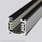 Planlicht - LKM non-dim 3~rail en saillie 2000mm noir LxlxH : 2000x36x33mm