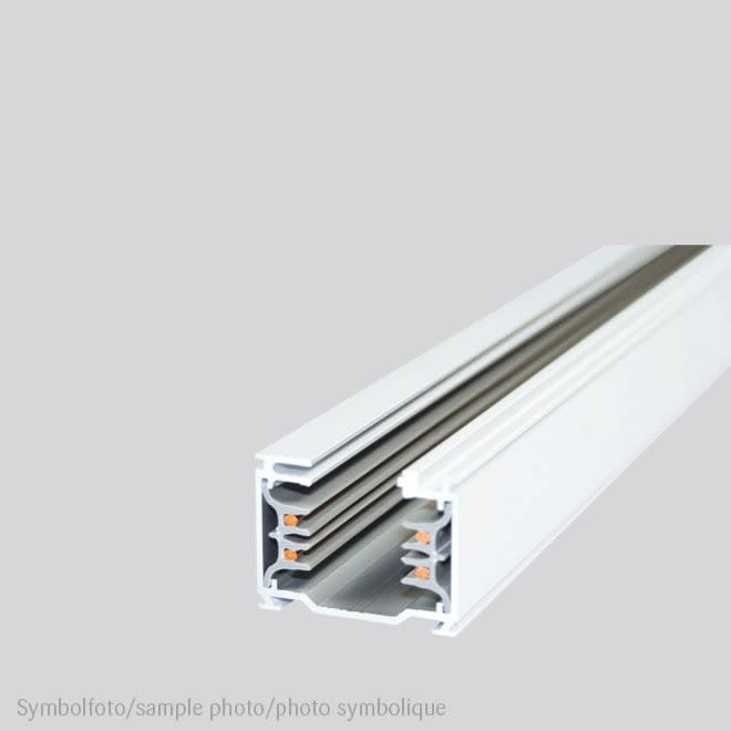 Planlicht - LKM non-dim 3~rail en saillie 4000mm aluminium anodisé LxlxH : 4000x36x33mm