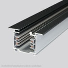 Planlicht - LKM non-dim 3~rail encastré 3000mm noir LxlxH : 3000x53x33mm