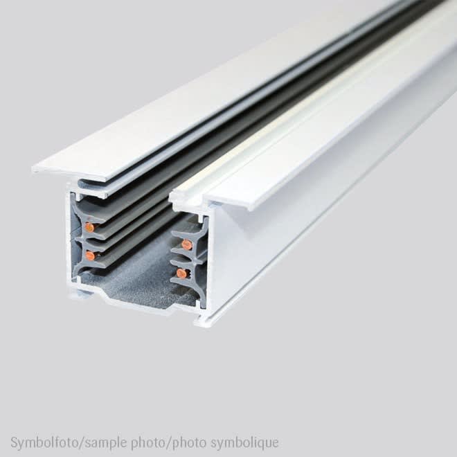 Planlicht - LKM non-dim 3~rail encastré 4000mm noir LxlxH : 4000x53x33mm