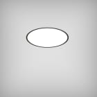 Planlicht - ophelia encastré frame noir prism. 640mm LED HO 3000K 40W 3827lm DALI CRI90