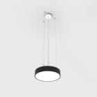 Planlicht - ophelia susp. noir prism. 330mm LED HO 3000K 15W 1382lm DALI CRI90