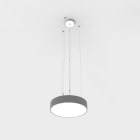 Planlicht - ophelia susp. argent sat. 330mm LED VO 4000K 18,5W 2132lm DALI CRI90