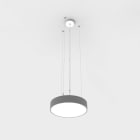 Planlicht - ophelia susp. argent prism. 330mm LED HO 3000K 15W 1476lm DALI CRI90