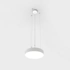 Planlicht - ophelia susp. blanc prism. 330mm LED VO 4000K 18,5W 2122lm DALI CRI90