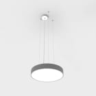 Planlicht - ophelia susp. argent prism. 420mm LED HO 4000K 22W 2381lm DALI CRI90