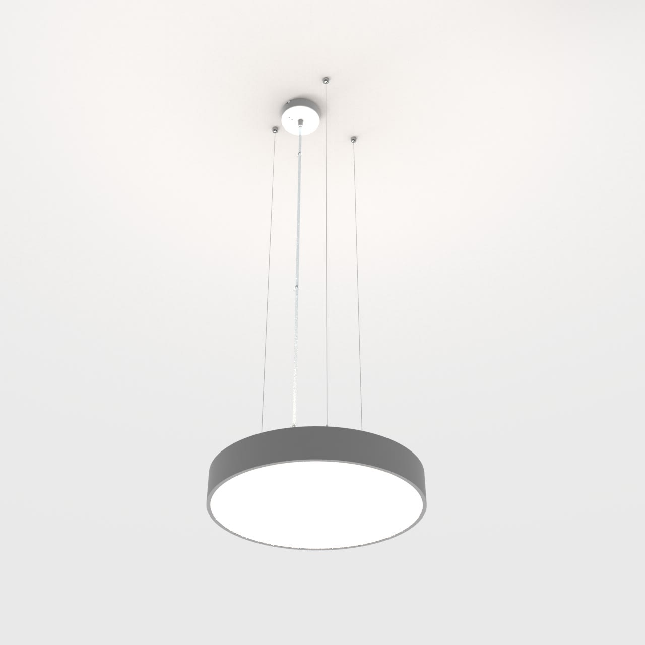 Planlicht - ophelia suspension di-id argent 420mm LED HO 3000K 33W 4233lm DALI