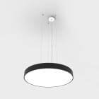 Planlicht - ophelia susp. noir sat. 620mm LED HO 3000K 40W 4976lm DALI CRI90