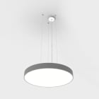 Planlicht - ophelia susp. argent sat. 620mm LED HO 3000K 40W 5111lm DALI CRI90
