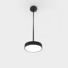 Planlicht - ophelia susp. rigide noir prism. 330mm LED VO 4000K 18,5W 1778lm DALI CRI90