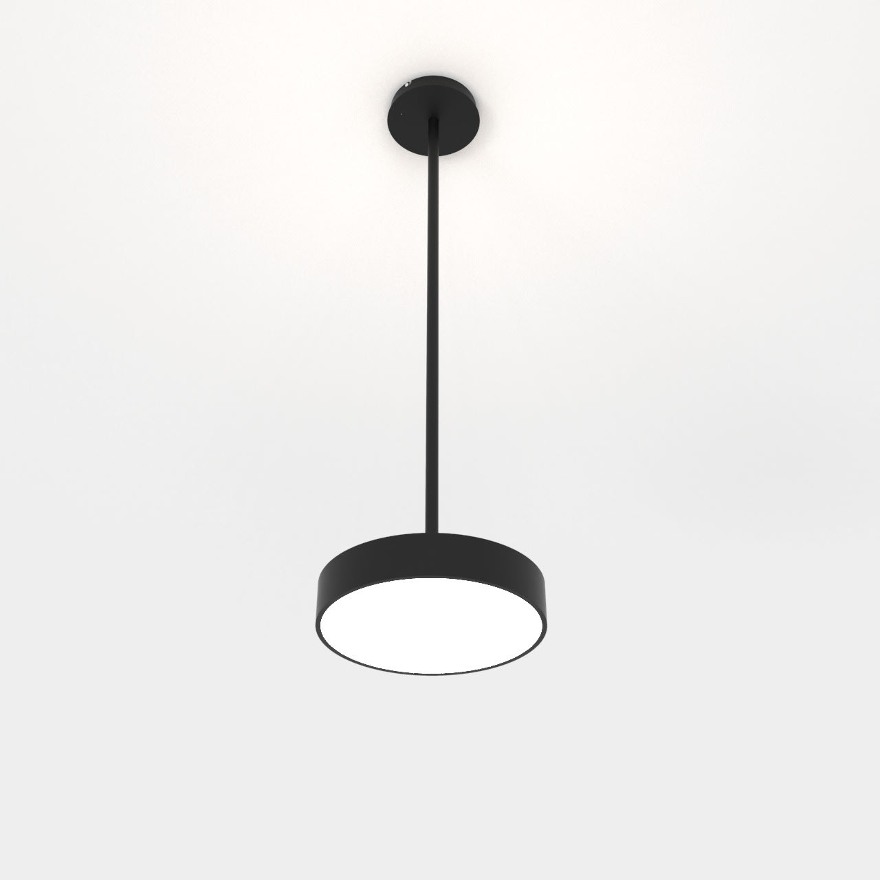 Planlicht - ophelia suspension rigide di-id noir 330mm LED HO 4000K 22W 2038lm DALI