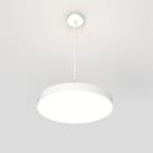 Planlicht - ophelia susp. rigide di/id blanc prism. 620mm LED HO 3000K 59W 7563lm DALI CRI90