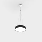 Planlicht - ophelia susp. 'Y' noir sat. 330mm LED VO 3000K 18,5W 1910lm DALI CRI90