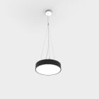 Planlicht - ophelia susp. 'Y' noir sat. 330mm LED VO 4000K 18,5W 2000lm DALI CRI90