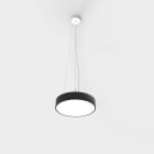 Planlicht - ophelia susp. 'Z' noir prism. 330mm LED HO 4000K 15W 1448lm DALI CRI90