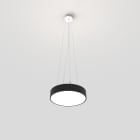 Planlicht - ophelia susp. 'Z' di/id noir prism. 330mm LED VO 3000K 28W 2357lm DALI CRI90