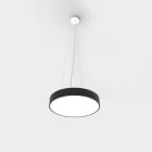 Planlicht - ophelia susp. 'Z' noir sat. 420mm LED HO 3000K 22W 2420lm DALI CRI90
