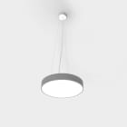 Planlicht - ophelia susp. 'Z' argent prism. 420mm LED HO 4000K 22W 2381lm DALI CRI90