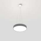 Planlicht - ophelia susp. 'Z' di/id argent prism. 420mm LED HO 4000K 33W 3845lm DALI CRI90