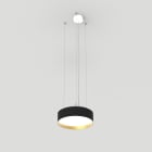 Planlicht - odelia susp. or/noir prism. 330mm LED VO 3000K 18,5W 1363lm CRI90