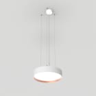 Planlicht - odelia susp. cuivre/blanc sat. 420mm LED HO 4000K 22W 2019lm CRI90