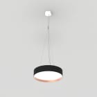 Planlicht - odelia susp. 'Y' di/id cuivre/noir sat. 420mm LED VO 3000K 41W 3821lm CRI90