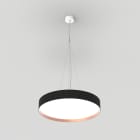 Planlicht - odelia susp. 'Y' cuivre/noir sat. 620mm LED VO 4000K 51W 5481lm CRI90