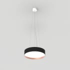 Planlicht - odelia susp. 'Z' cuivre/noir sat. 420mm LED VO 4000K 28W 2559lm CRI90