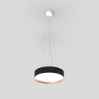 Planlicht - odelia susp. 'Z' cuivre/noir prism. 420mm LED VO 4000K 28W 2298lm CRI90