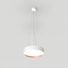 Planlicht - odelia susp. 'Z' cuivre/blanc sat. 420mm LED VO 3000K 28W 2666lm CRI90