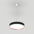 Planlicht - odelia susp. 'Z' cuivre/noir sat. 620mm LED VO 4000K 51W 5481lm CRI90