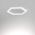 Planlicht - pure3 HEXAGON en saillie blanc prism. LED HO 3000K 89W 10362lm¹ CRI90