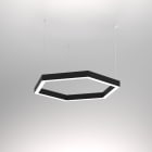 Planlicht - pure3 HEXAGON susp. noir di/id prism. LED HO 4000K 168W 23628lm¹ CRI90