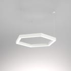 Planlicht - pure3 HEXAGON susp. blanc prism. LED HO 4000K 89W 10938lm¹ CRI90