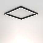 Planlicht - pure3 SQUARE en saillie noir prism. LED HO 3000K 114W 13596lm¹ CRI90