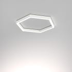 Planlicht - p.forty HEXAGON en saillie blanc sat. LED HO 4000K 72W 9084lm CRI90