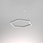 Planlicht - p.forty HEXAGON susp. argent prism. LED HO 4000K 72W 9216lm¹ CRI90