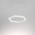 Planlicht - p.forty HEXAGON susp. blanc prism. LED HO 4000K 72W 9216lm¹ CRI90