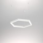 Planlicht - p.forty HEXAGON susp. blanc di/id sat. LED HO 4000K 131W 19194lm CRI90