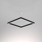 Planlicht - p.forty SQUARE susp. noir prism. LED HO 4000K 92W 12224lm¹ CRI90